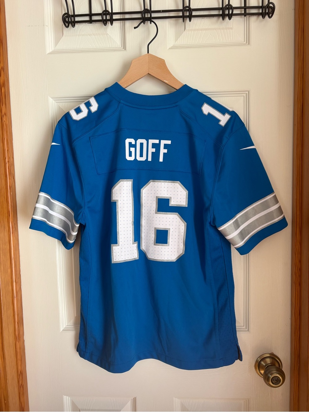 Nike Detroit Lions Jared Goff #16 NFL Jersey Blue Boys L